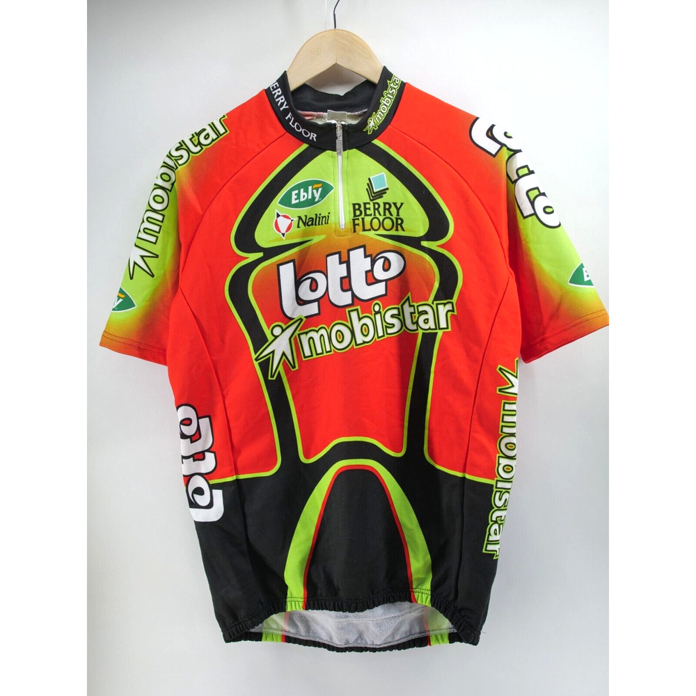 Lotto Mobistar Nalini vintage cycling jersey size 6 (M)‎